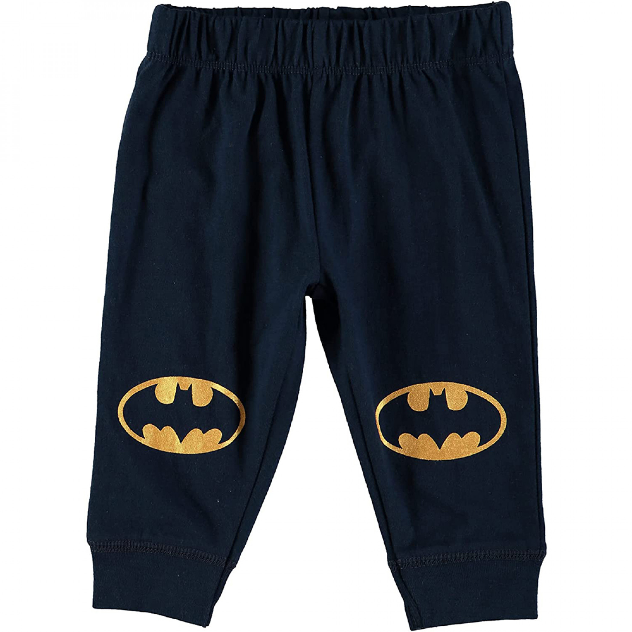 Batman Symbols 3-Piece Infant Bodysuit Pant and Hat Set